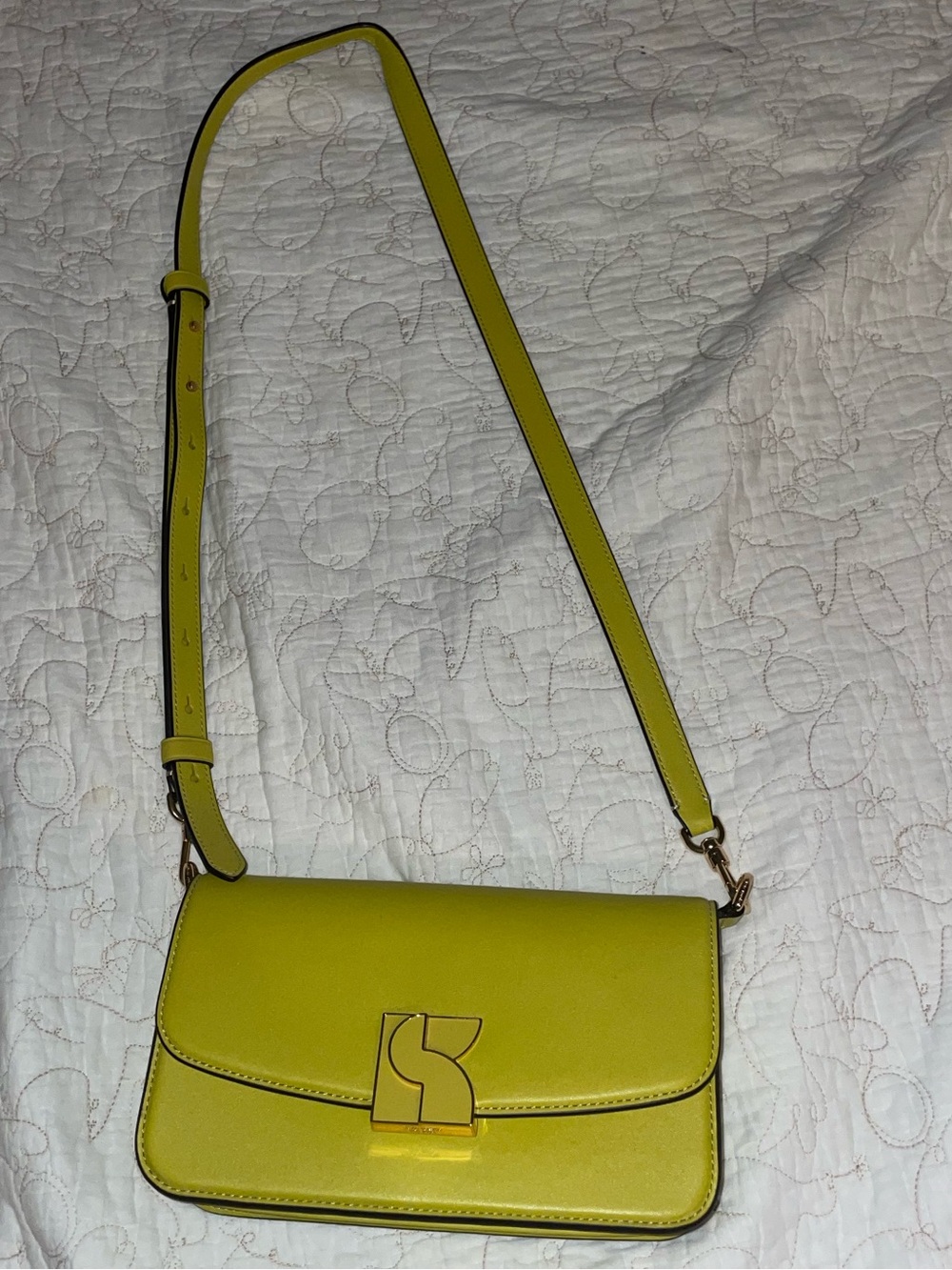Kate Spade Yellow Crossbody Shoulder Bag